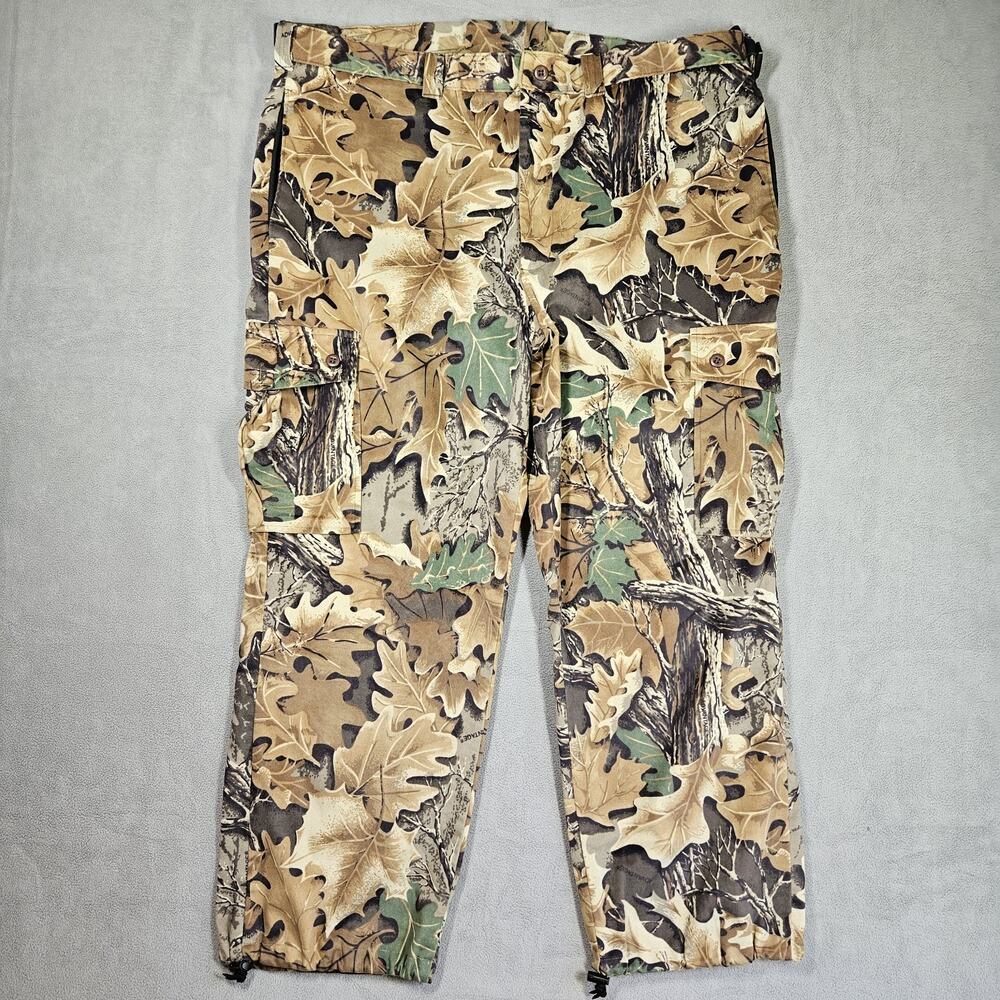Vintage Woolrich Camo Pants Mens 40x27.5 Saddle Cloth Realtree Cargo Hunting 90s